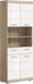 Xonox.Home Lambada badkamer-hoge kast Sonoma eiken licht 74 x 191 x 31 cm