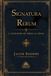 Signaturum Independently Published Signaturum Rerum: Assinatura de Todas as Coisas: Mostrando o Signo e a Significação das Várias Formas e Figuras na Criação Paperback