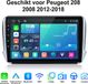 Junsun Autoradio 10 Inch Linux Systeem Geschikt voor Peugeot 208/2008 2012-2018 - Draadloos Carplay & Android Auto - HD TouchScreen - Bluetooth - GPS navigatie - Wi-Fi - FM - RDS - Airplay