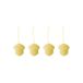 Cooee Design Lot de 4 Glands en Laiton pour Décoration de Noël
