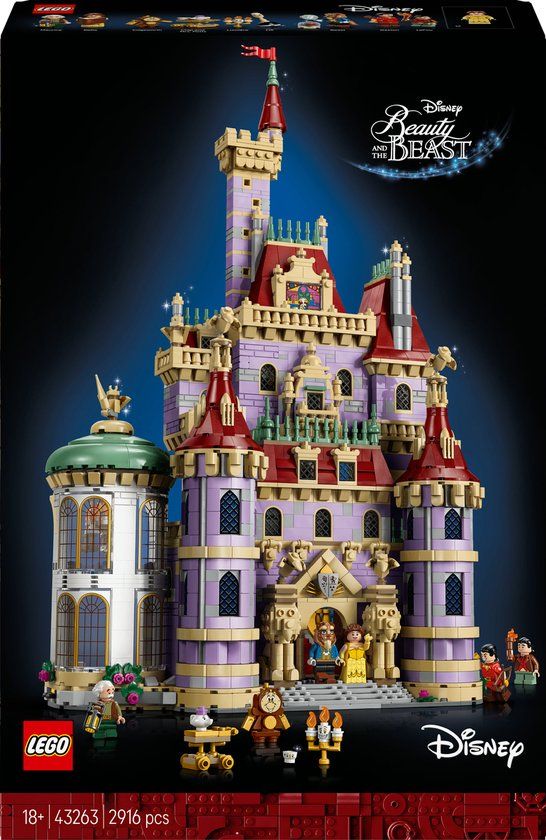 LEGO - Disney Princess LEGO ǀ Disney Princess Belle en het Beest Kasteel Bouwpakket - 43263