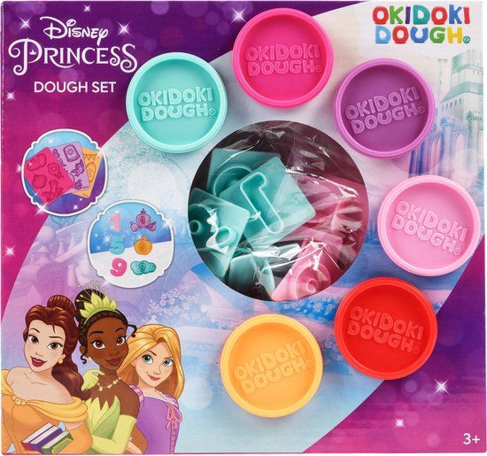 Disney Princess Okidoki Dough Cijfers Klei Set