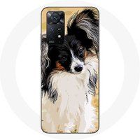 Continentale vlinder spaniël Hondenras Maniacase Etui Redmi Note 11 Pro 5G
