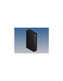 Aluminium behuizing - zwart - 160 x 85,8 x 36,9 mm