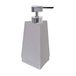 MSV zeepdispenser Suez van polyhars in wit, 30 x 20 x 15 cm