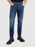 G-Star 3301 Slim Heren Jeans W27 x L30 Katoen Elastaan Medium Aged