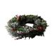 Botané Couronne forestière hortensia-eucalyptus-branches de conifère-pommes de pin, Ø40 cm