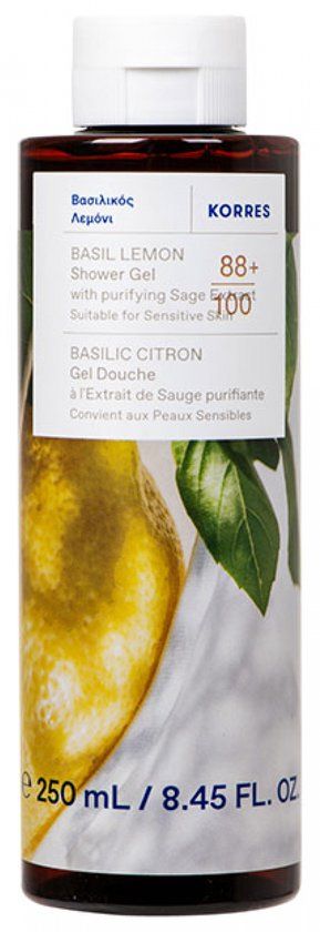 Korres Douchegel Basilicum Citroen 250 ml