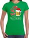 Bellatio Decorations Shoppartners Bv Ho ho hold my beer fout Kerstshirt / Kerst t-shirt groen voor dames - Kerstkleding / Christmas outfit XL