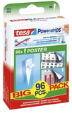 tesa POWERSTRIPS Poster - 96 stuks - Wit