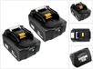 Makita 2x 18V 6,0Ah batterie pour BL1850, BL15, BL1815N, BL1820, BL1820B, BL1830, BL1830B, BL1835, BL1840, BL1840B, BL1845, BL1850B, BL1860, BL1860B, LXT400