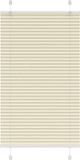 vidaXL Plissé rolgordijn 75x150 cm polyester crème