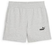 PUMA ESS Small No. 1 Logo 5'' High-Waist Shorts TR Dames Broek - light gray heather