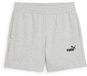 PUMA ESS Small No. 1 Logo 5'' High-Waist Shorts TR Dames Broek - light gray heather