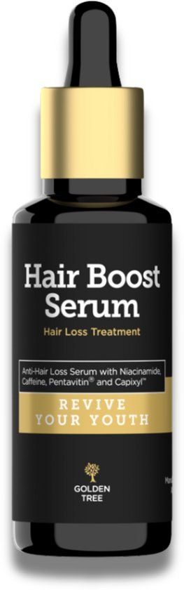 Golden Tree Haarserum - Voor haargroei - Vermindert haaruitval - Verbetert de haardichtheid - Haarserum - 50 ml