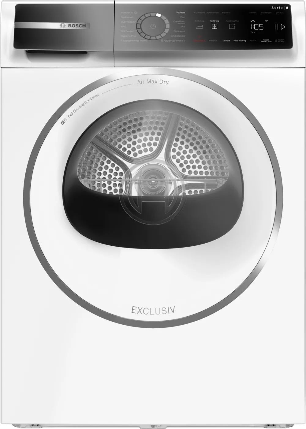 Bosch Serie 8 WRB247C9NL Warmtepompdroger - 9 kg - Wit