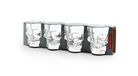 Kikkerland GL06 schnapsglas Skull in set van 4