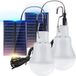 TechKen 2 stuks solar-gloeilampen, hangende draagbare lampen, led-licht, solarlampen voor buiten, 3 W, 3 m verlichting