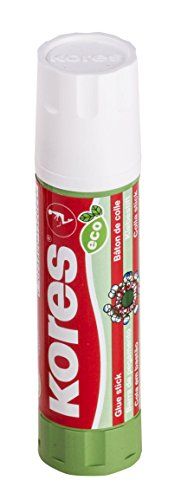 KORES K13202 lijmstift - 24 stuks - rood karton