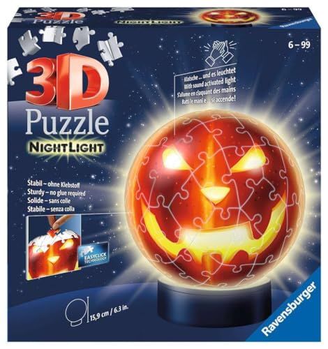 Ravensburger 3D Puzzle Kürbiskopf Nachtlicht 11253
