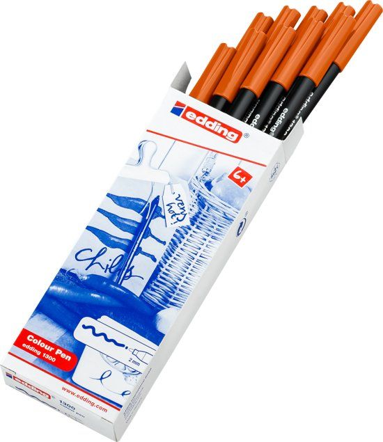 Edding 1300 viltstift oranje - 4004764288168