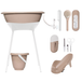 Luma Bad & Verzorgingsset Cappuccino/White