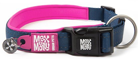 Max & Molly Halsband Matrix Roze S 28-45cm
