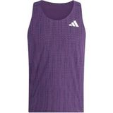 adidas adizero Hardloopshirt Heren-paars, blauw, Maat XXL