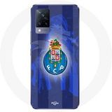 Vivo Cover V21 5G FCP Porto Blauw Achtergrond Portugal