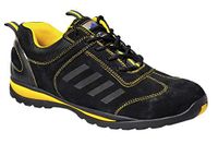 Portwest FW34 Steelite Lusum Veiligheidssneaker S1P HRO Zwart/Geel Maat 45