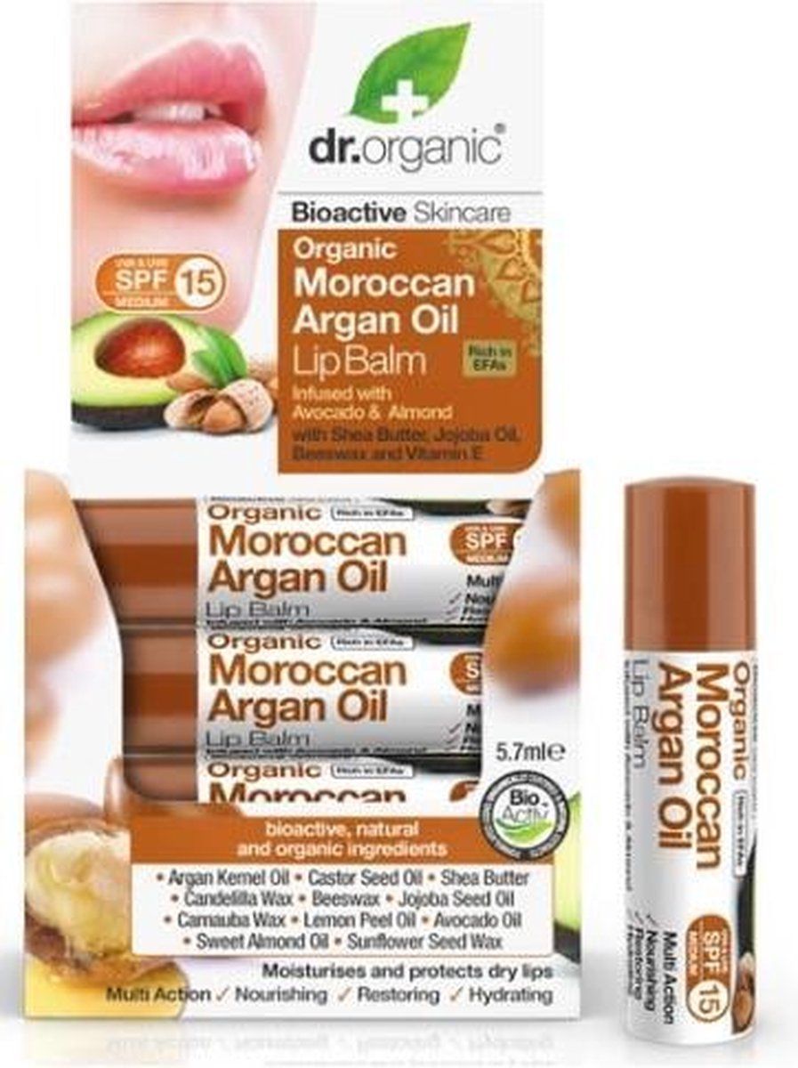 Dr. Organic Moroccan Argan Oil Lipbalm 5.7ml