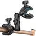Double Clamp Mount with 360° Rotation for Action Cameras