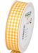 Vicky-geruite band 25 mm x 25 m, kleur: geel