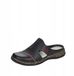 Rieker Klompen Dames Zwart Leer Maat 40 Casual Comfort
