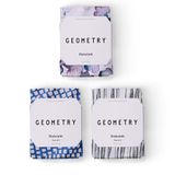 GEOMETRY Keuken vaatdoeken - sneldrogende vaatdoeken voor keuken - premium vaatdoeken met geoweave - 3-pack set kleine bloemblaadjes