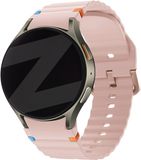 Bandz Siliconen Wave bandje 'Easy fit' - Lichtroze