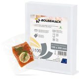 Vacuümzakken, reliëf, 150 x 200 mm. (100 stuks) voor alle soorten verpakkingsmachines, Foodsaver, Lacor, Caso, Tre Spade, enz.