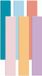 We R Memory Keepers 6 binding spines rainbow Thermal cinch