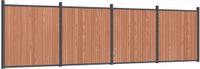 vidaXL Schuttingpaneel - 699x186 cm - Bruin