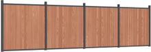vidaXL Schuttingpaneel - 699x186 cm - Bruin
