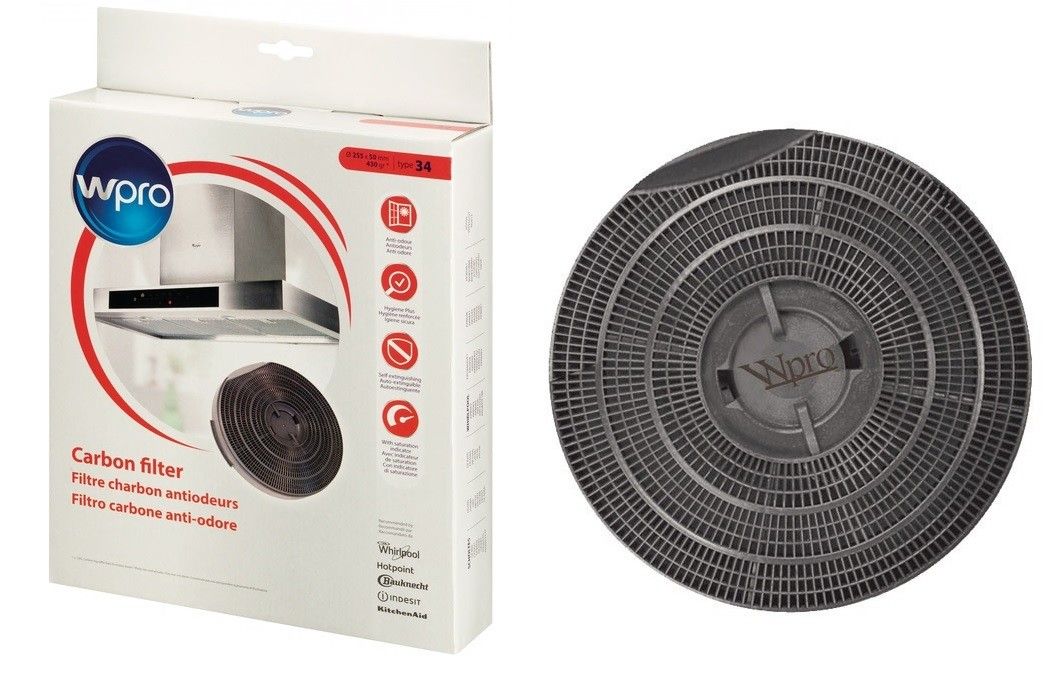 Whirlpool Koolstoffilter CHF 34 FAC 349 Afzuigkapfilter
