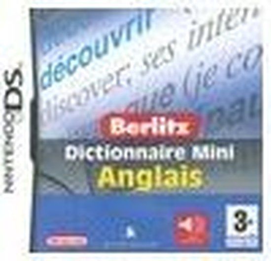 Merkloos English Dictionnary Berlitz Nintendo DS