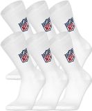 Nfl NFL SHIELD Crew Socks - 6-pack - Wit - Maat 43/46