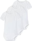 Name It Solid Romper - 3-Pack - Mt. 62 - Bright White