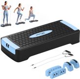SPORTNOW Aerobic Exercise Stepper-ABS-66L x 28B x 16H cm-Blauw