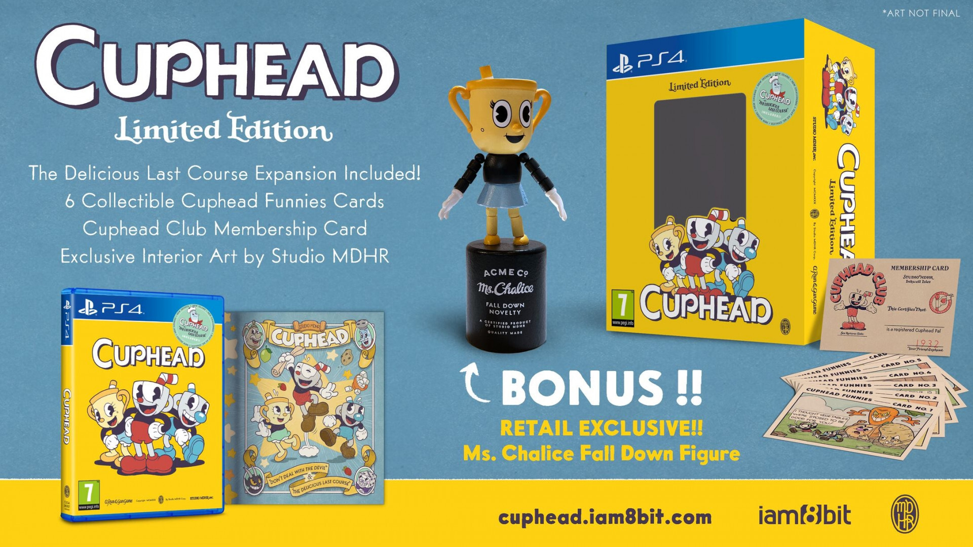 Plaion cuphead limited edition PlayStation 4