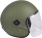 By City Le casque BYC0084 Casque jet Vert mat M