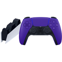 Sony PlayStation 5 DualSense Wireless Controller - Galactic Purple + Charging Station