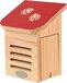 Esschert Design Lieveheersbeestjeshuis - Rood - 12 x 15 x 20 cm - Hout - Hangend