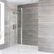 Hudson Reed Portland Porte de douche pivotante rectangulaire 110 cm Chromé